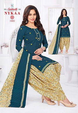 Siddharth Nykaa Casual Wear Cotton Printed Latest Ready Made Dress Collection